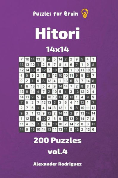 Puzzles for Brain - Hitori 200 Puzzles 14x14 vol. 4