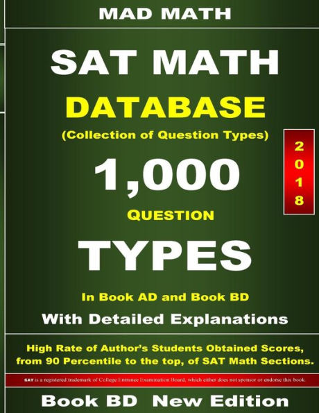 2018 SAT Math Database Book BD