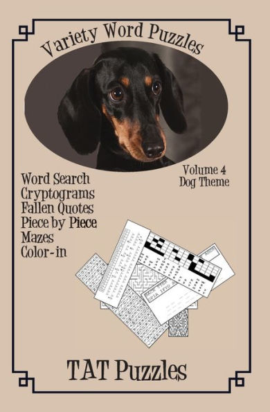 Variety Word Puzzles: Volume 4 Dog themed