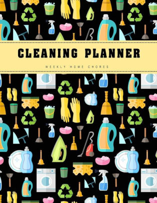 cleaning planner weekly home chore record household planner home cleaning schedule family organizer logbook paperback family schedule organizer