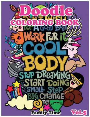 Download Doodle Coloring Books Adult Coloring Book With Fun Easy And Relaxing Coloring Pages Dover Coloring Books Volume 5 By Family Time Paperback Barnes Noble