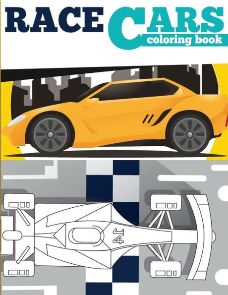 RACE CARS Coloring Book: Sport car coloring book