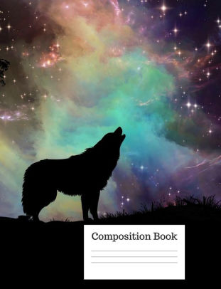 pictures of wolves with a galaxy background
