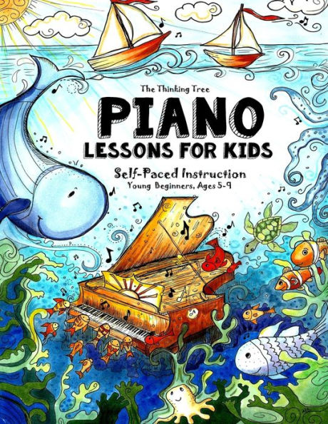 Piano Lessons for Kids: The Thinking Tree - Self-Paced Instruction - Young Beginners, Ages 5-9