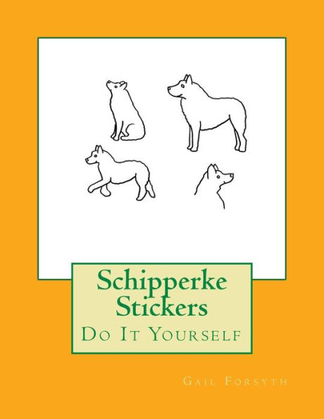 Schipperke Stickers: Do It Yourself