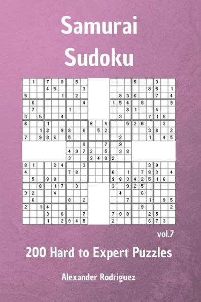 Samurai Sudoku Puzzles - 200 Hard to Expert vol. 7