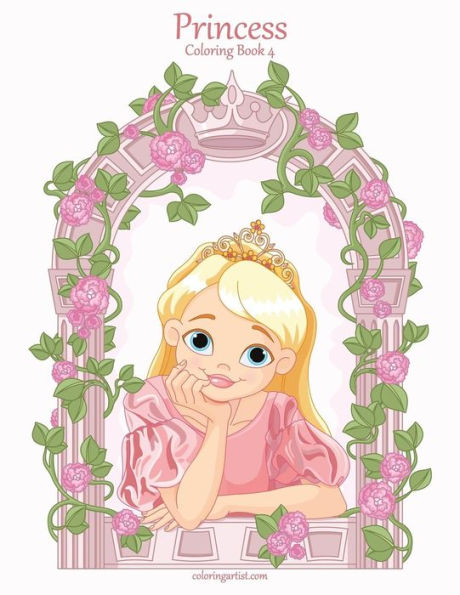 Princess Coloring Book 4