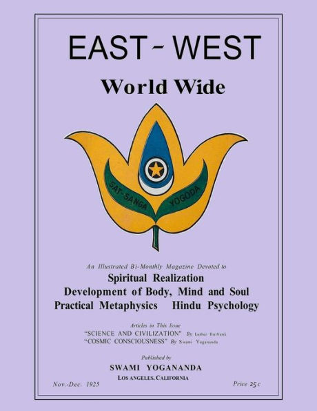 East-West Magazine World Wide, Volume I, No. 1: Nov.-Dec., 1925-1926: A New OCR Look at The Inaugural Issue