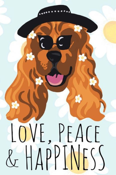 Peace, Love & Happiness Boho Chic Dog