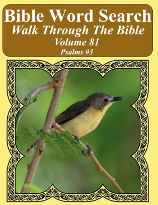 Bible Word Search Walk Through The Bible Volume 81 Psalms 3 Extra Large Printpaperback - 