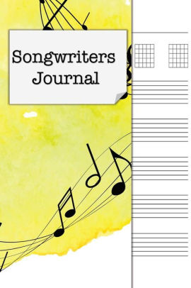 Songwriters Journal: Songwriting Notebook , Cornell Notes and Staff ...