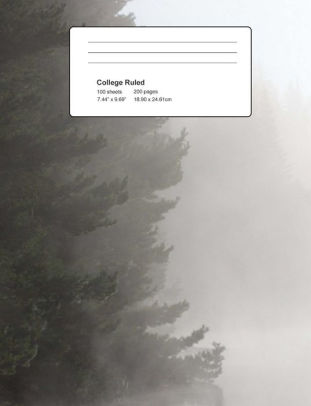 evergreen composition book trees are life composition book college college ruled lined paper