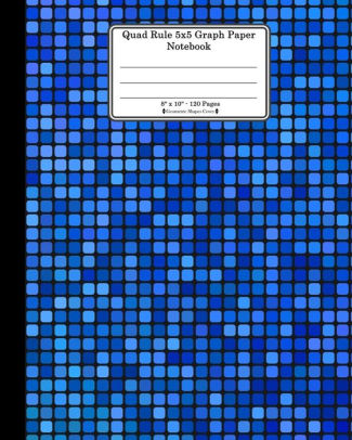quad rule 5x5 graph paper notebook 8 quot x 10 quot 120 pages quad rule graph paper