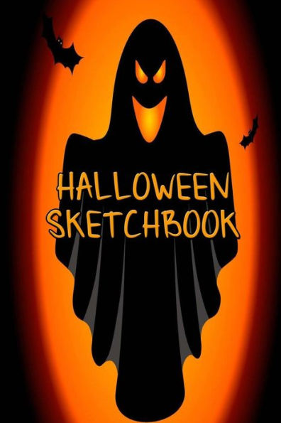 Halloween Sketchbook: Kids Halloween Sketchbook 6 X 9 60 Pages of Sketch Paper, Draw Your Own Pumpkins, Witch, Ghosts, Zombies Etc