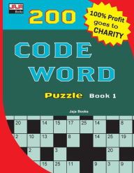 Title: 200 CODE WORD Puzzle Book 1, Author: Jaja Books