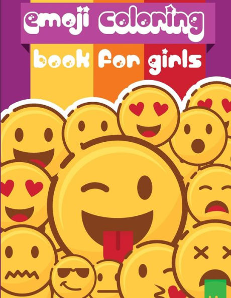 Emoji Coloring Book for Girls: Emoji coloring book for kids & toddlers - activity books for preschooler