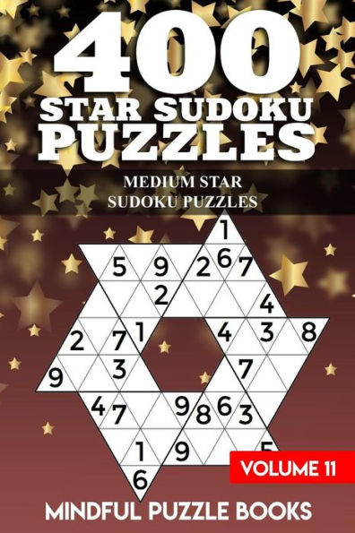 400 Star Sudoku Puzzles: Medium Star Sudoku Puzzles