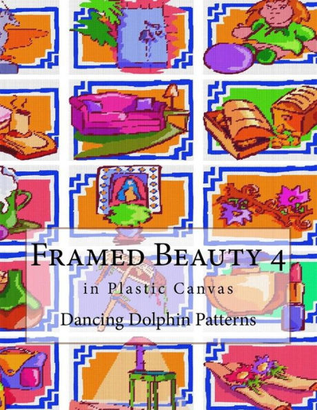 Framed Beauty 4: in Plastic Canvas