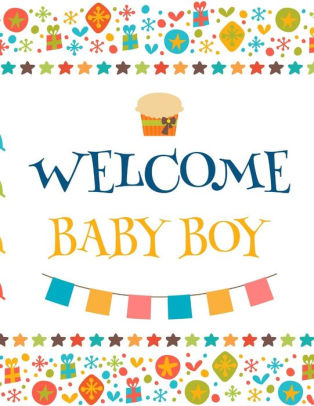 Welcome Baby Boy Baby Shower Guest Book Sign In Free Layout To Use