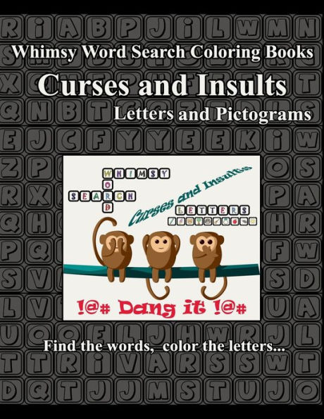 Whimsy Word Search, Curses and Insults, Letters and Pictograms