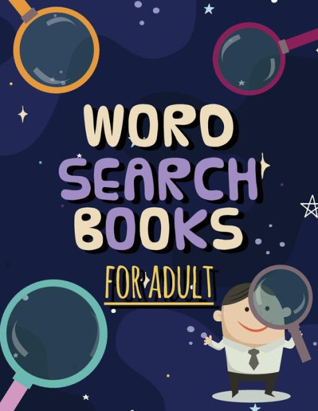 Word Search Books for Adult: Funny Word Search Puzzle Games, 8.5"x11" sized