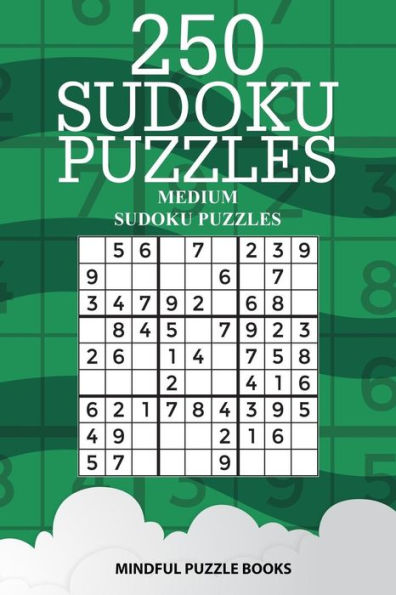 250 Sudoku Puzzles: Medium Sudoku Puzzles