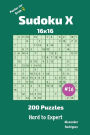 Sudoku X Puzzles - 200 Hard to Expert 16x16 vol.16