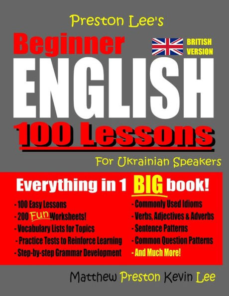 Preston Lee's Beginner English 100 Lessons For Ukrainian Speakers (British)