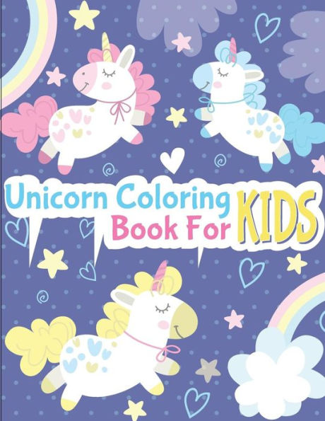 Unicorn Coloring Book for Kids: unicorn coloring book for kids & toddlers - activity books for preschooler