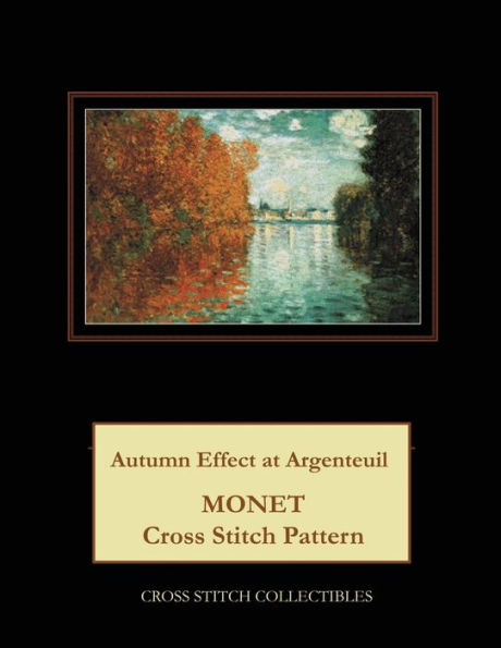 Autumn Effect at Argenteuil: Monet Cross Stitch Pattern