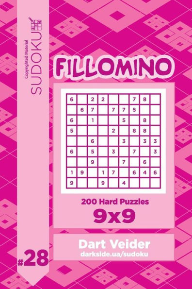 Sudoku Fillomino - 200 Hard Puzzles 9x9 (Volume 28)