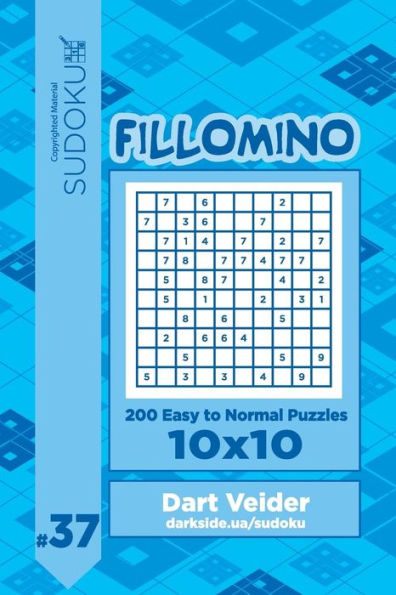 Sudoku Fillomino - 200 Easy to Normal Puzzles 10x10 (Volume 37)
