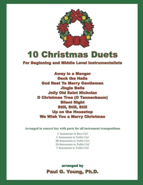 10 Christmas Duets: for Beginning and Middle Level Instrumentalists