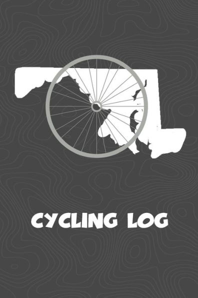 Cycling Log: Maryland Cycling Log for tracking and monitoring your workouts and progress towards your bicycling goals. A great fitness resource for any cyclist in your life. Bicyclists will love this way to track goals!