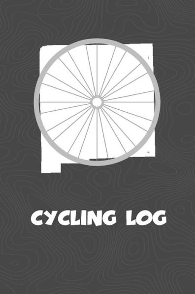 Cycling Log: New Mexico Cycling Log for tracking and monitoring your workouts and progress towards your bicycling goals. A great fitness resource for any cyclist in your life. Bicyclists will love this way to track goals!