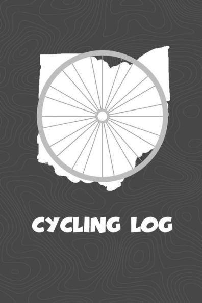 Cycling Log: Ohio Cycling Log for tracking and monitoring your workouts and progress towards your bicycling goals. A great fitness resource for any cyclist in your life. Bicyclists will love this way to track goals!
