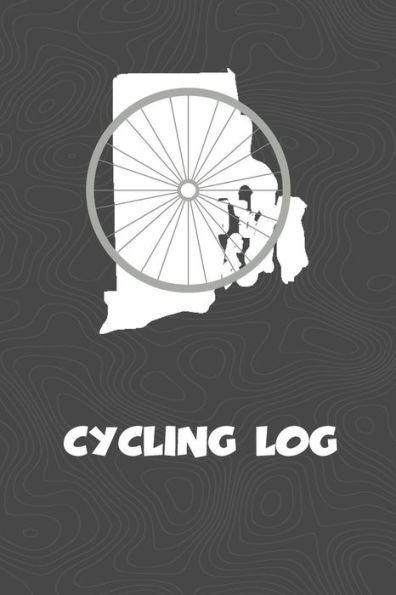Cycling Log: Rhode Island Cycling Log for tracking and monitoring your workouts and progress towards your bicycling goals. A great fitness resource for any cyclist in your life. Bicyclists will love this way to track goals!