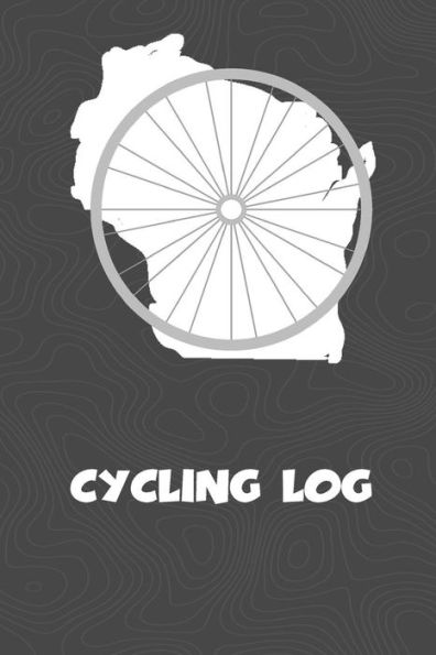 Cycling Log: Wisconsin Cycling Log for tracking and monitoring your workouts and progress towards your bicycling goals. A great fitness resource for any cyclist in your life. Bicyclists will love this way to track goals!