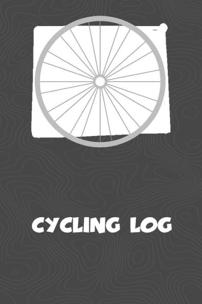 Cycling Log: Wyoming Cycling Log for tracking and monitoring your workouts and progress towards your bicycling goals. A great fitness resource for any cyclist in your life. Bicyclists will love this way to track goals!