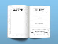 Alternative view 2 of Love Between Grandpa and Me: A Grandfather and Grandchild Keepsake Journal
