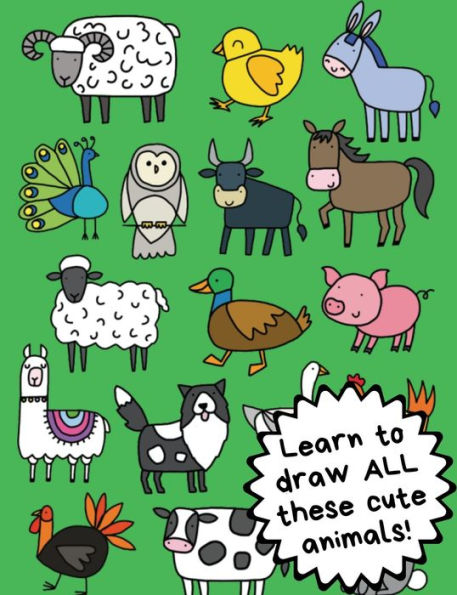 My First Learn-To-Draw: Farm Animals: (25 Wipe Clean Activities + Dry Erase Marker)