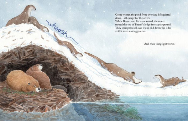 Beaver and Otter Get Along...Sort of: A Story of Grit and Patience Between Neighbors