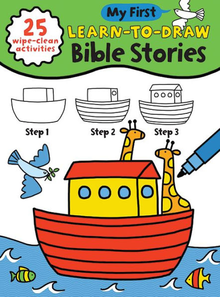 My First Learn-To-Draw: Bible Stories: (25 Wipe Clean Activities + Dry Erase Marker)