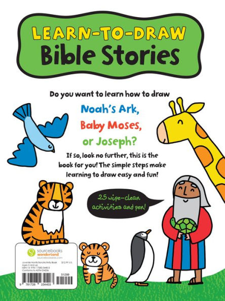 My First Learn-To-Draw: Bible Stories: (25 Wipe Clean Activities + Dry Erase Marker)