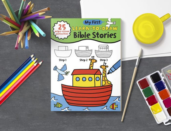 My First Learn-To-Draw: Bible Stories: (25 Wipe Clean Activities + Dry Erase Marker)