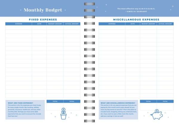 Stress Less, Spend Less Budget Planner