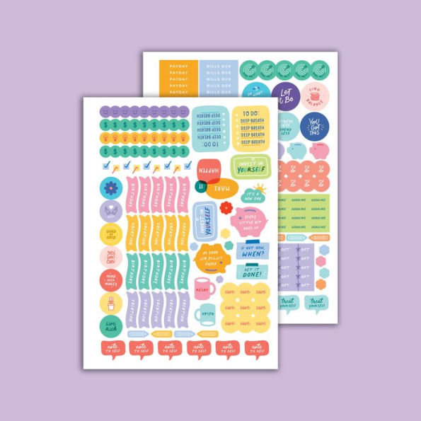 TPQ-011 Budget Stickers - 6 Sheet Set of 440+ Unique Budget