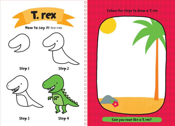 My First Learn-To-Draw: Dinosaurs: (25 Wipe Clean Activities + Dry Erase Marker)