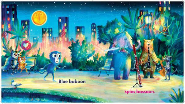 Blue Baboon Finds Her Tune