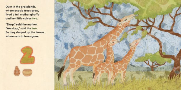 Over the Grasslands: An African savanna animal nature book